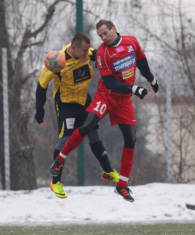 Football. Friendly Match. Podbeskidzie Bielsko Biala - Sandecja Nowy Sacz. 23.01.2014