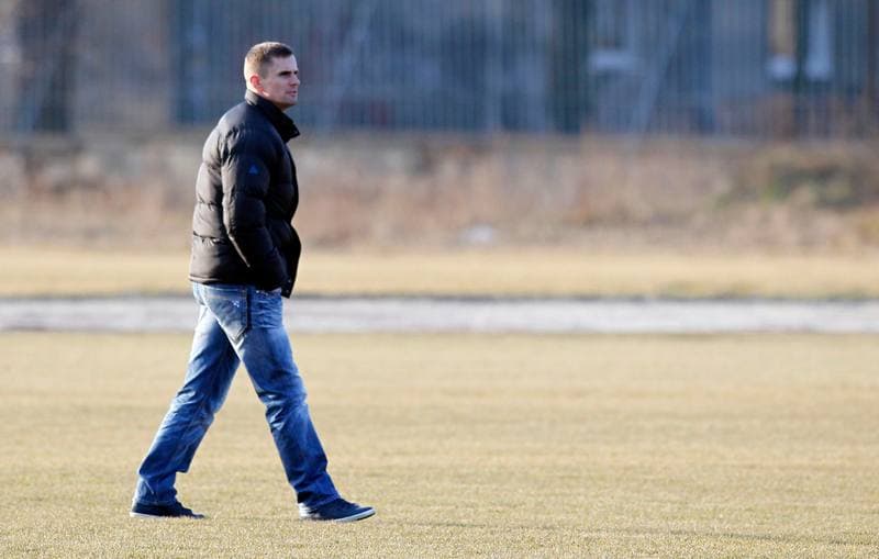 Football. Gornik Zabrze. Training. 07.01.2016