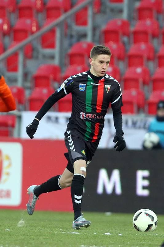 Football. Nice I Liga. GKS Tychy - Chrobry Glogow. 03.03.2018