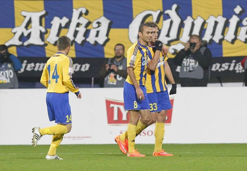 Football. I Liga. Arka Gdynia - GKS Katowice. 16.11.2014