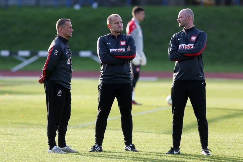 Football. Poland U19. Training. 02.10.2017