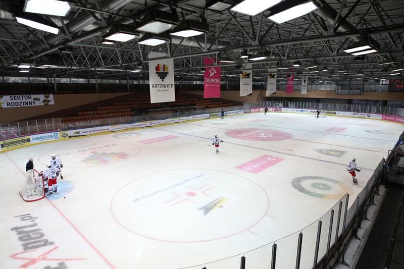 Ice Hockey. Polska Hokej Liga. SMS PZHL Katowice - GKS Tychy. 03.10.2017