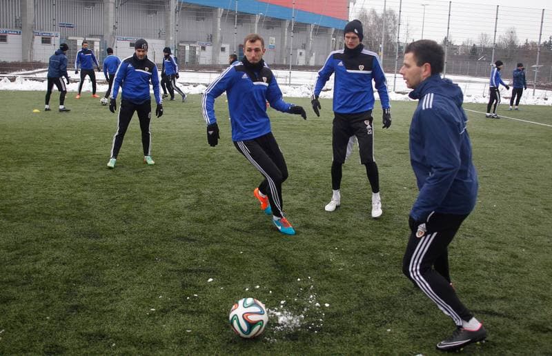 Football. Piast Gliwice. Training. 07.01.2016