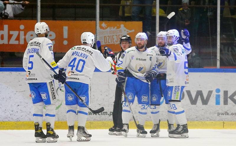 Ice Hockey. Polska Hokej Liga. Re-Plast Unia Oswiecim - GKS Katowice. 08.04.2022