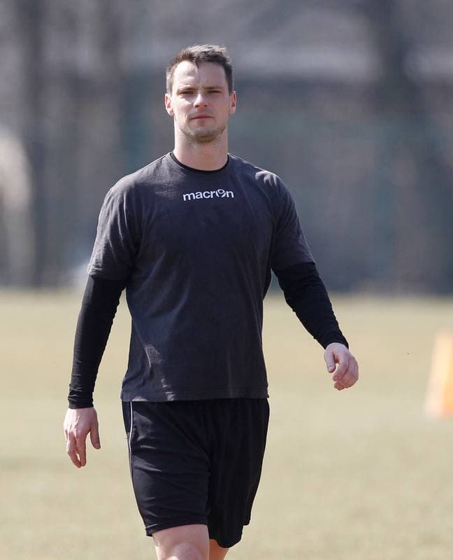 Football. GKS Katowice. Training. 19.01.2015