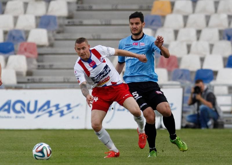 Football. T-Mobile Ekstraklasa. Podbeskidzie Bielsko Biala - Cracovia Krakow. 29.05.2015