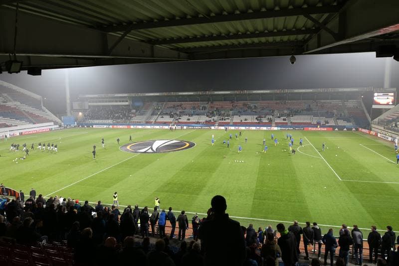 Football. UEFA Europa League. FC Zlin - FC Copenhagen. 19.10.2017
