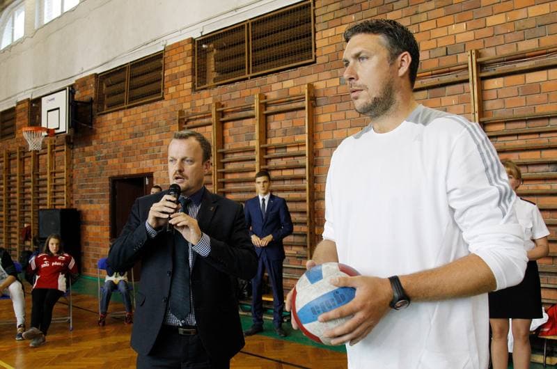 Football. Sosnowiec. Press Conference. 07.10.2015