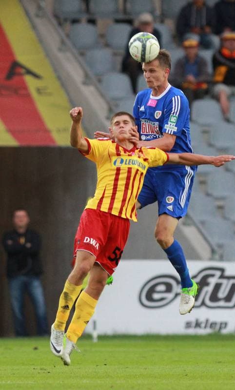 Football. T-Mobile Ekstraklasa. Korona Kielce - Piast Gliwice. 26.09.2014