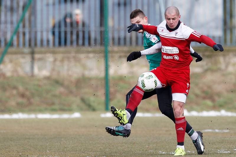 Football. Sparing. Gornik Zabrze - GKS Katowice. 05.02.2016
