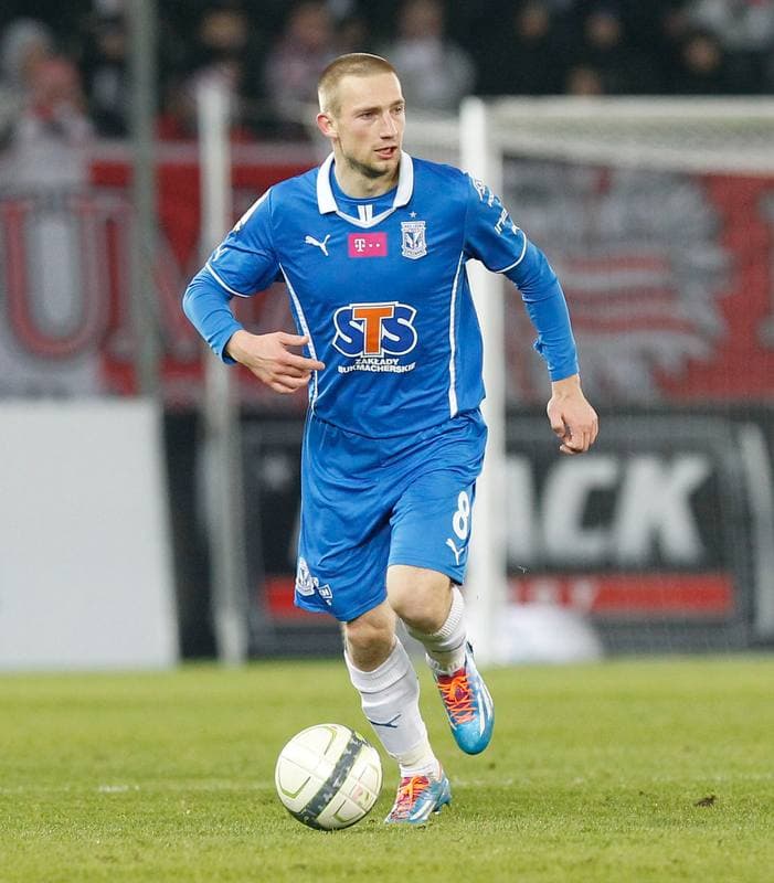 Football. T-Mobile Ekstraklasa. Cracovia Krakow - Lech Poznan. 25.11.2013