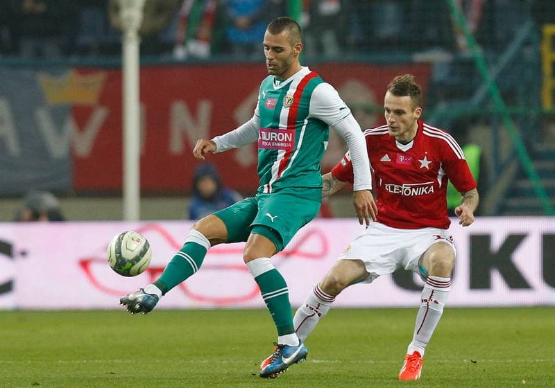 Football. T-Mobile Ekstraklasa. Wisla Krakow - Slask Wroclaw. 29.11.2013