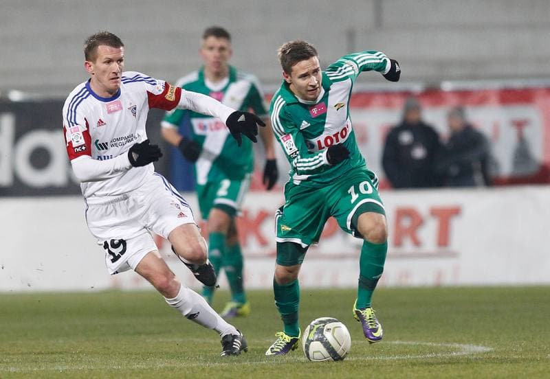 Football. T-Mobile Ekstraklasa. Gornik Zabrze - Lechia Gdansk. 14.12.2013