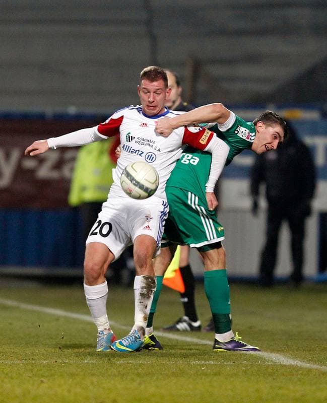 Football. T-Mobile Ekstraklasa. Gornik Zabrze - Lechia Gdansk. 14.12.2013