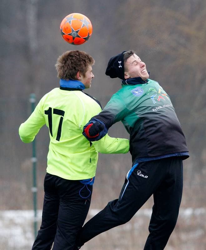Football. Sparing. Energetyk ROW Rybnik - Rozwoj Katowice. 29.01.2014