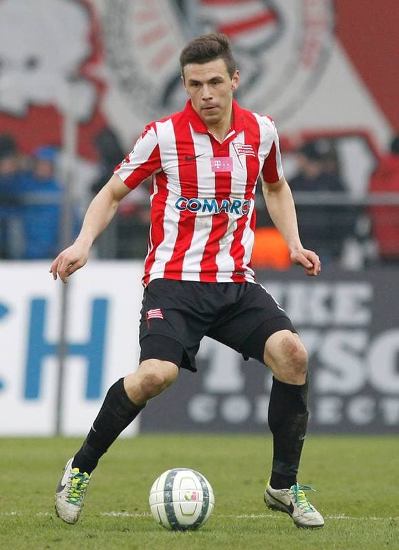 Football. T-Mobile Ekstraklasa. Cracovia Krakow - Slask Wroclaw. 02.03.2014
