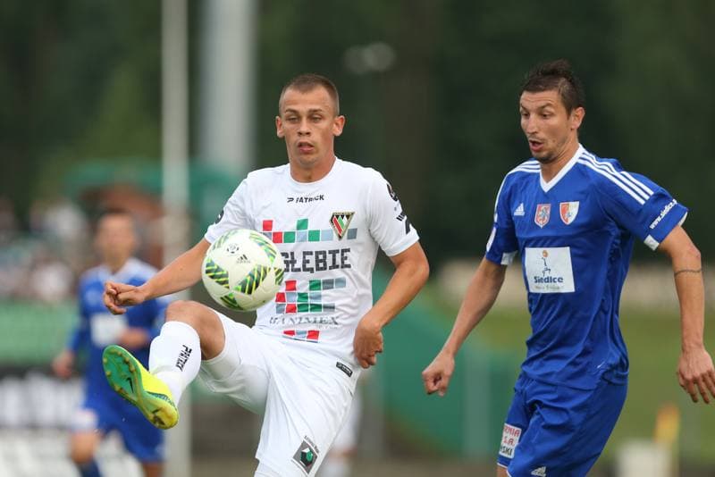 Football. I Liga. Zaglebie Sosnowiec - Pogon Siedlce. 06.08.2016
