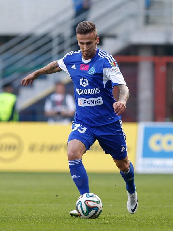 Football. Benefis Jaroslawa Kaszowskiego. Piast Gliwice - Ruch Chorzow. 12.10.2014