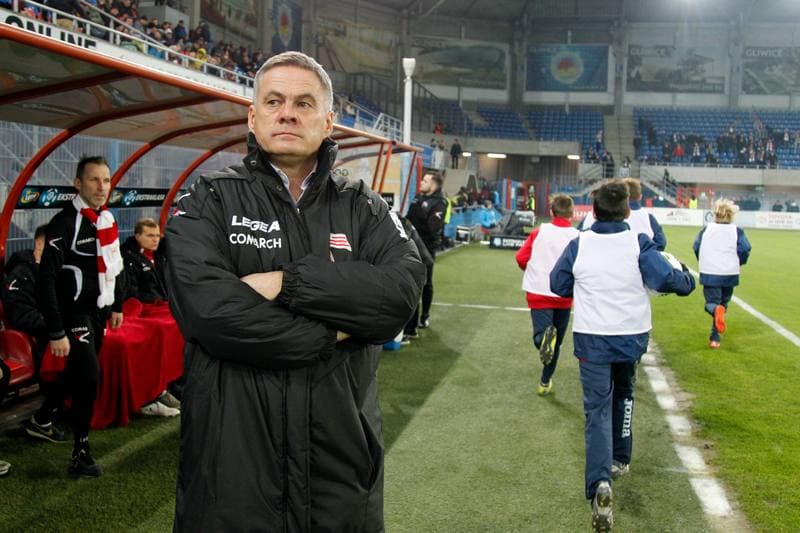 Football. Lotto Ekstraklasa. Piast Gliwice - Cracovia Krakow. 18.11.2016