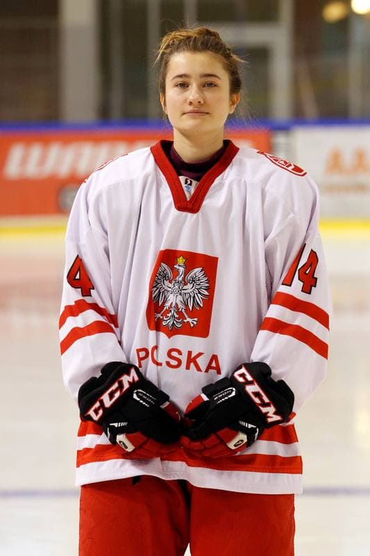 Ice Hockey. Women's U18 Olympic Hope Tournament. Poland - Latvia. 15.12.2017