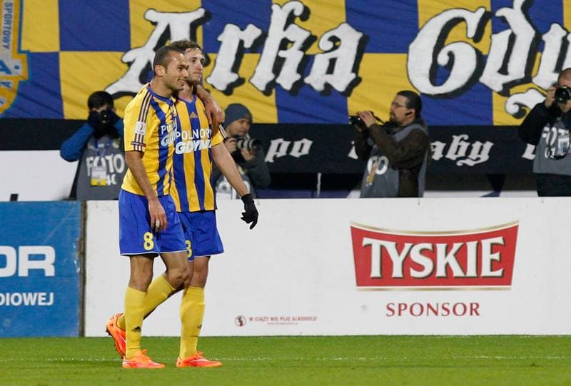 Football. I Liga. Arka Gdynia - GKS Katowice. 16.11.2014