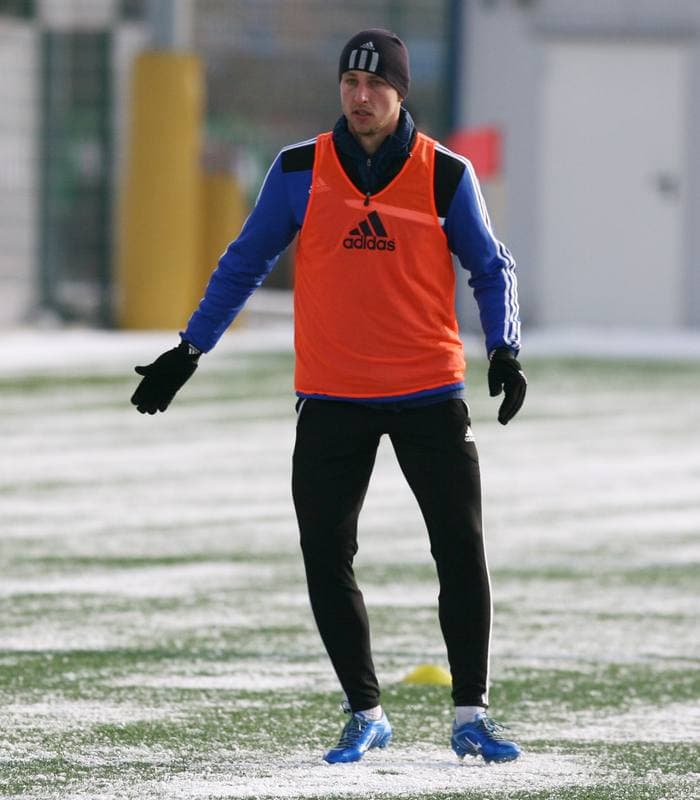 Football. Piast Gliwice. Training. 08.01.2015