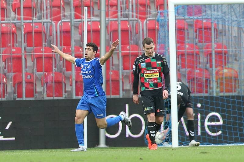 Football. Nice I Liga. GKS Tychy - MKS Kluczbork. 11.03.2017