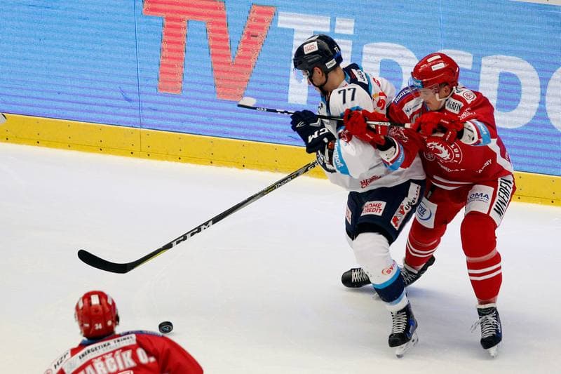 Ice Hockey. Tipsport Extraliga. Ocelari Trinec - Bili Tygri Liberec. 22.12.2017