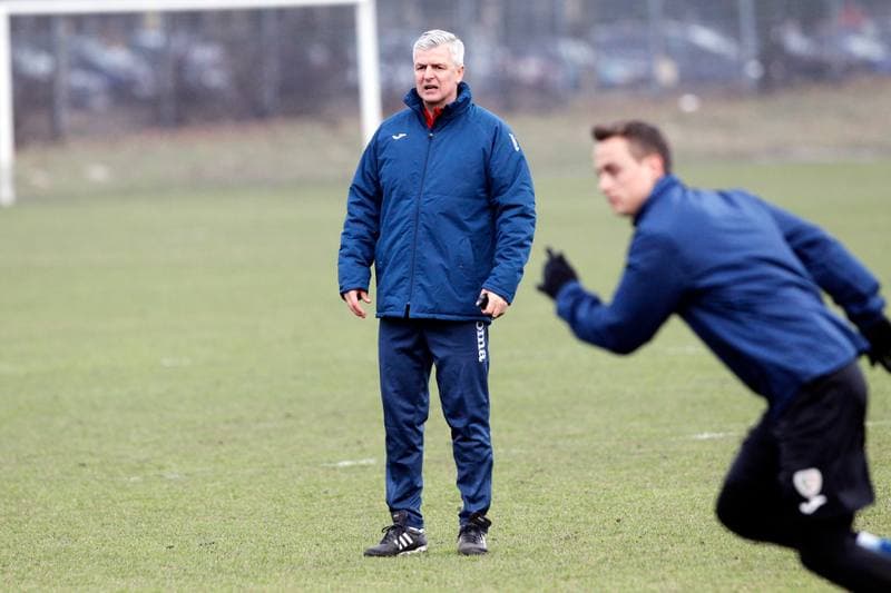 Football. Piast Gliwice. Training. 15.03.2017
