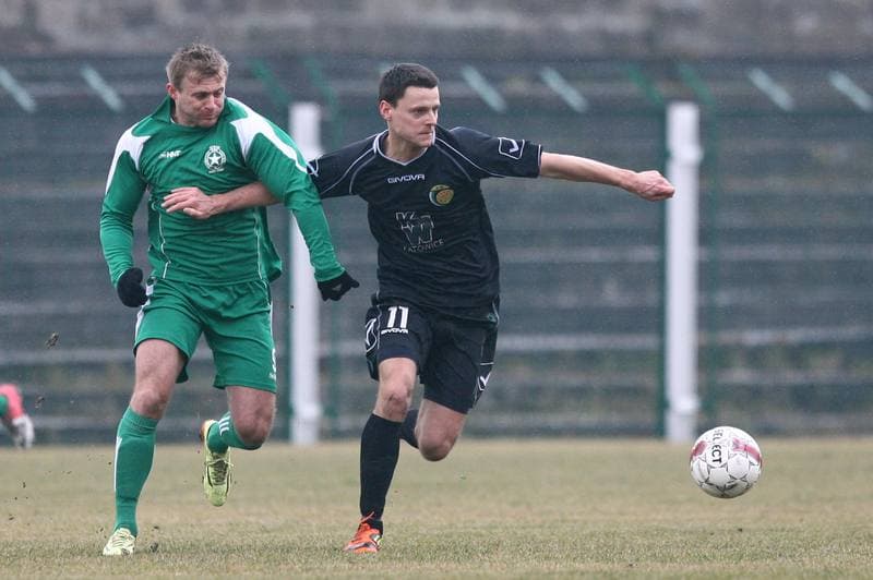 Football. III Liga. Grunwald Ruda Slaska - Gornik Wesola. 14.03.2015