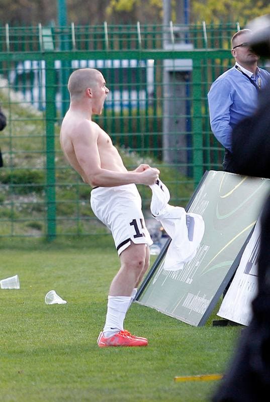 Football. I Liga. GKS Katowice - Zaglebie Lubin. 25.04.2015