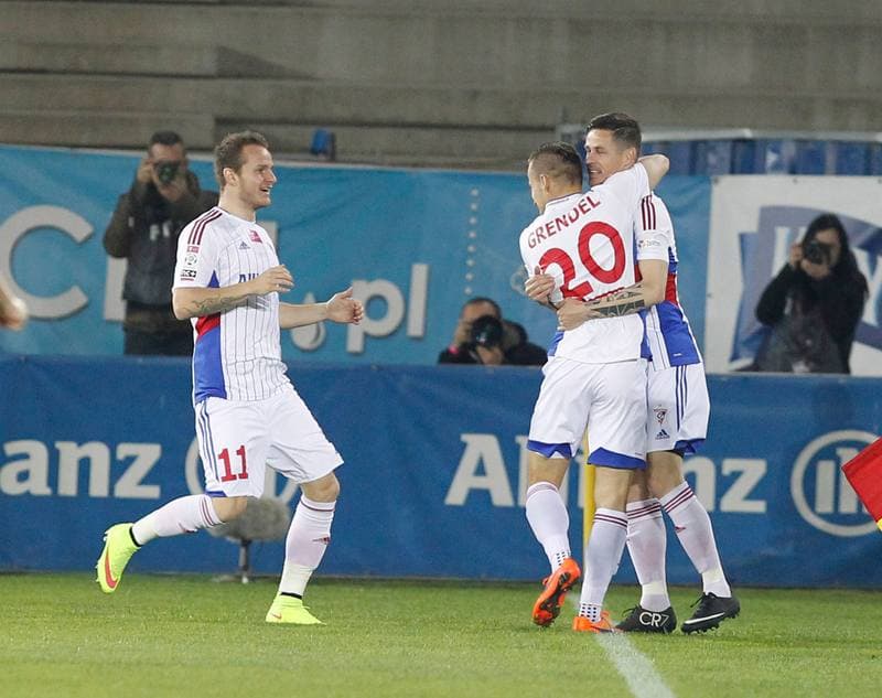 Football. T-Mobile Ekstraklasa. Gornik Zabrze - Zawisza Bydgoszcz. 29.04.2015