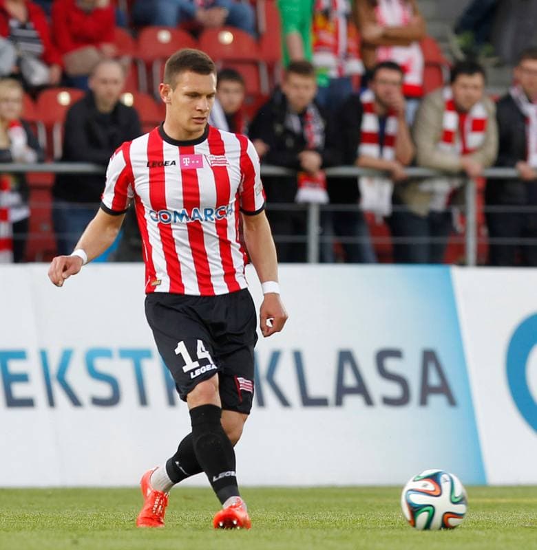 Football. T-Mobile Ekstraklasa. Cracovia Krakow - GKS Belchatow. 10.05.2015