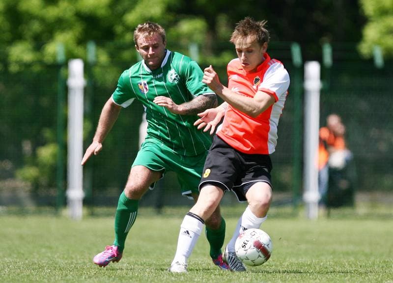 Football. III Liga Opolsko Slaska. Grunwald Ruda Slaska - Pniowek Pawlowice Slaskie. 16.05.2015