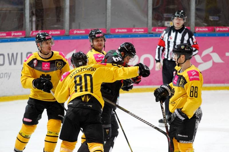 Ice Hockey. Polska Hokej Liga. Tauron KH GKS Katowice - GKS Tychy. 14.01.2018