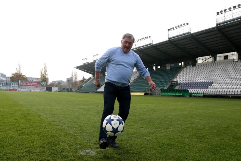 Football. Antonin Panenka. Photocall. 08.11.2018