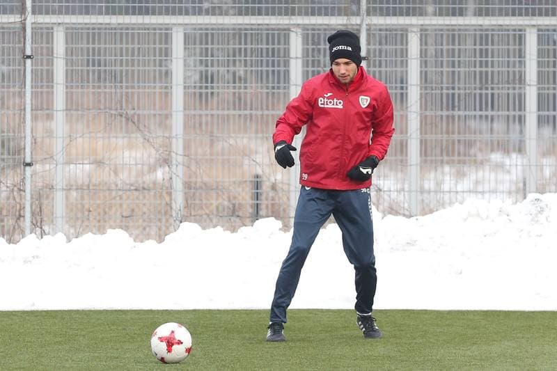 Football. Piast Gliwice. Training. 02.02.2017