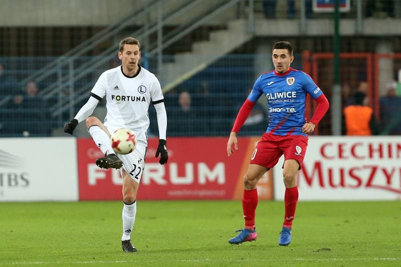 Football. Lotto Ekstraklasa. Piast Gliwice - Legia Warsaw. 12.12.2017