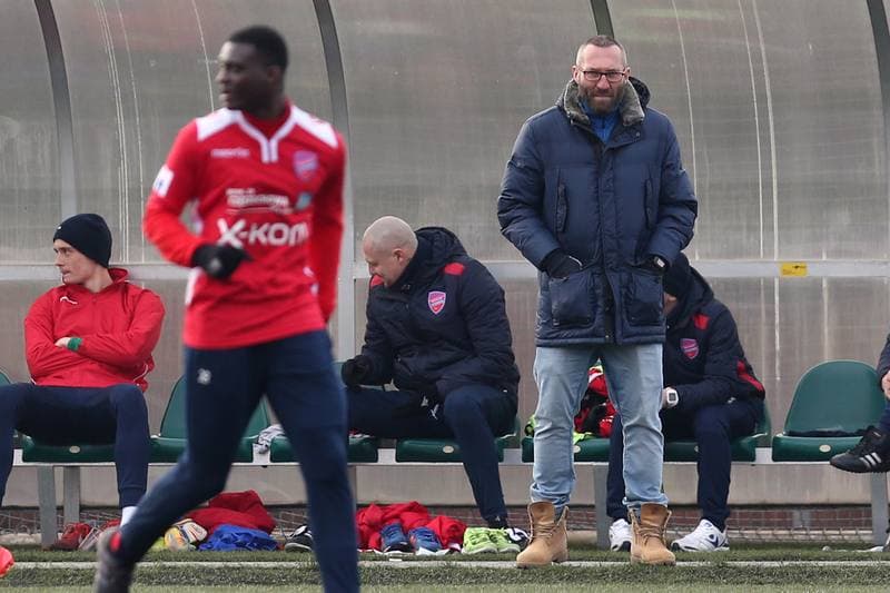 Football. Sparing. MFK Karvina - Rakow Czestochowa. 26.01.2018