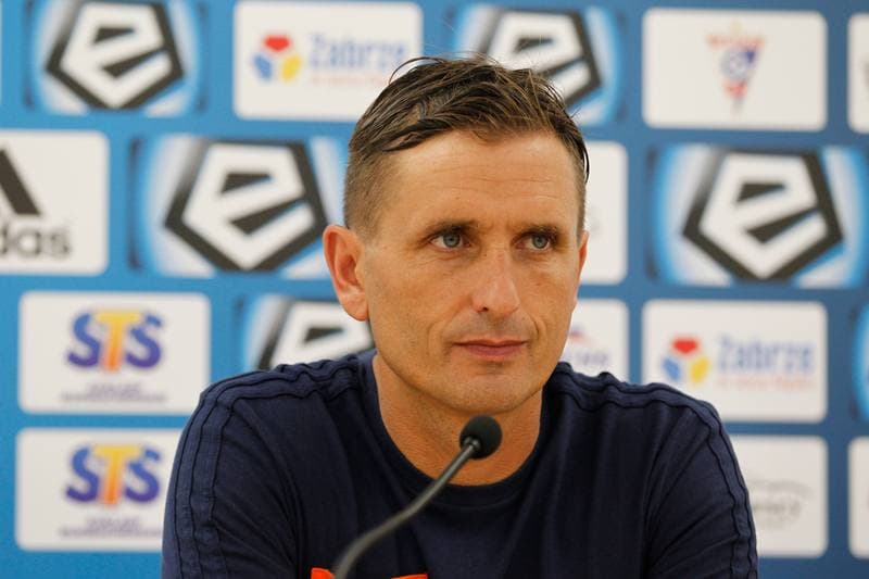 Football. Gornik Zabrze. Press Conference. 25.07.2018