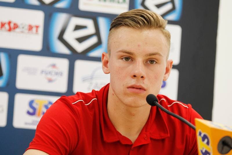 Football. Gornik Zabrze. Press Conference. 25.07.2018