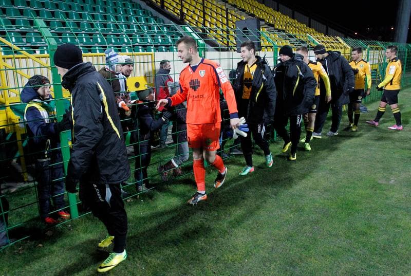 Football. I Liga. GKS Katowice - Miedz Legnica. 29.11.2014
