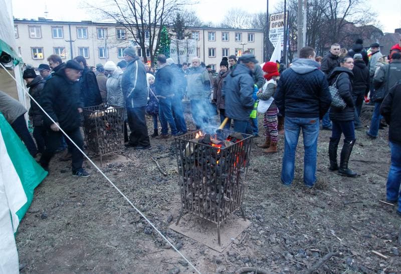Coal Mining Protest. Bytom. 14.01.2015