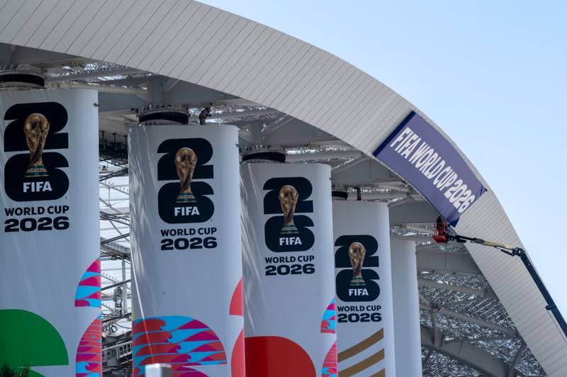 Football. World Cup 2026. Preparations in Los Angeles. 08.06.2026