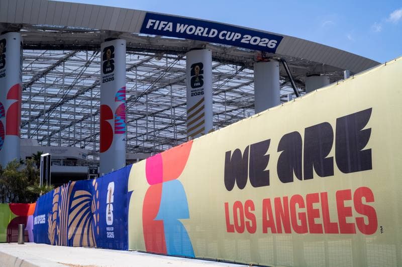 Football. World Cup 2026. Preparations in Los Angeles. 08.06.2026