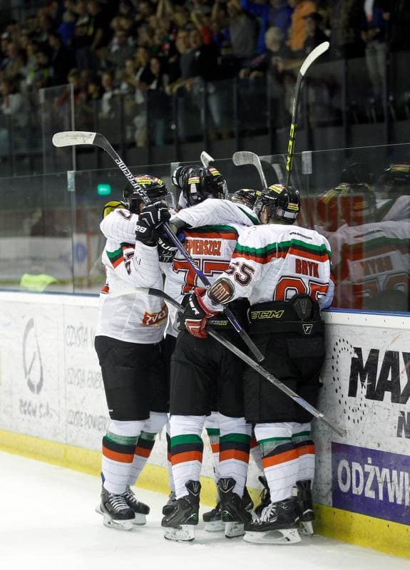 Ice Hockey. Polish Supercup. GKS Tychy - Cracovia Krakow. 04.09.2015