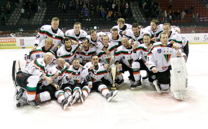 Ice Hockey. Polish Supercup. GKS Tychy - Cracovia Krakow. 04.09.2015