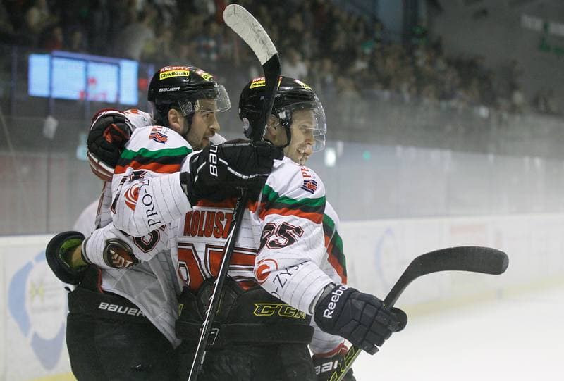 Ice Hockey. Polska Hokej Liga. GKS Tychy - Ciarko STS Sanok. 15.09.2015