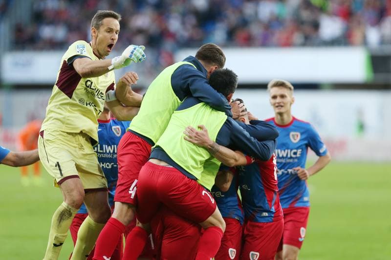 Football. Lotto Ekstraklasa. Piast Gliwice - Bruk-Bet Termalica Nieciecza. 19.05.2018