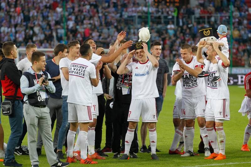 Football. Lotto Ekstraklasa. Gornik Zabrze - Wisla Krakow. 20.05.2018